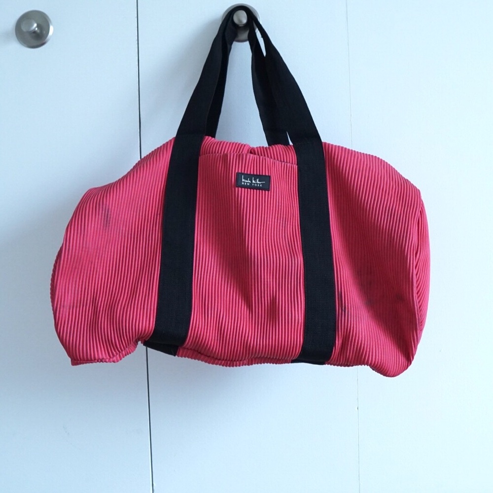 Nicole Miller Pink Weekend Bag Duffle Bag Gym Bag